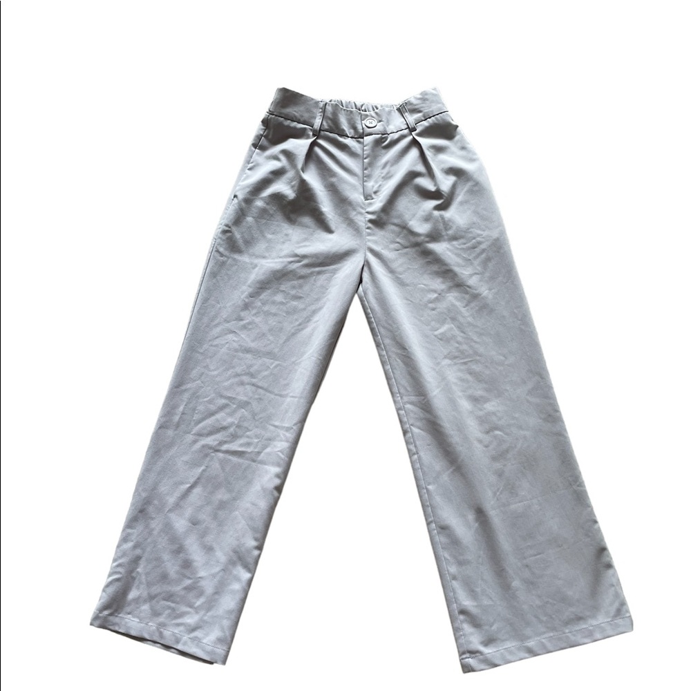 High Waisted Wide Leg Trouser Pant